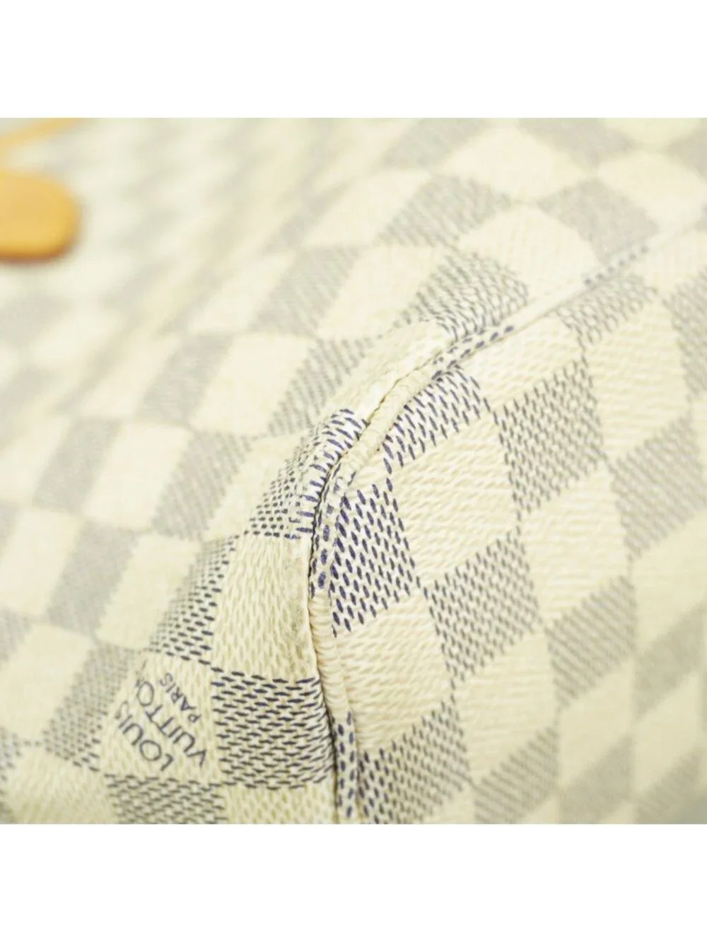 Louis Vuitton Tote Damier Azur Neverfull PM White